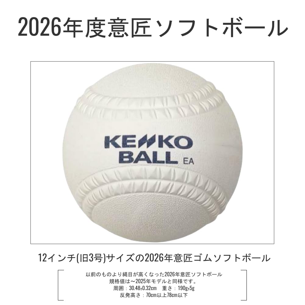 Amazon.co.jp: ケンコーソフトボール12インチ(3号サイズ) 60個